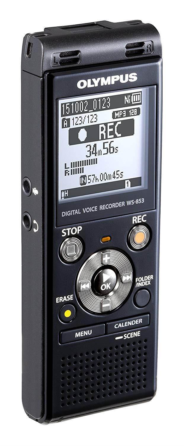 Olympus Digital Voice Recorder WS-853, Black