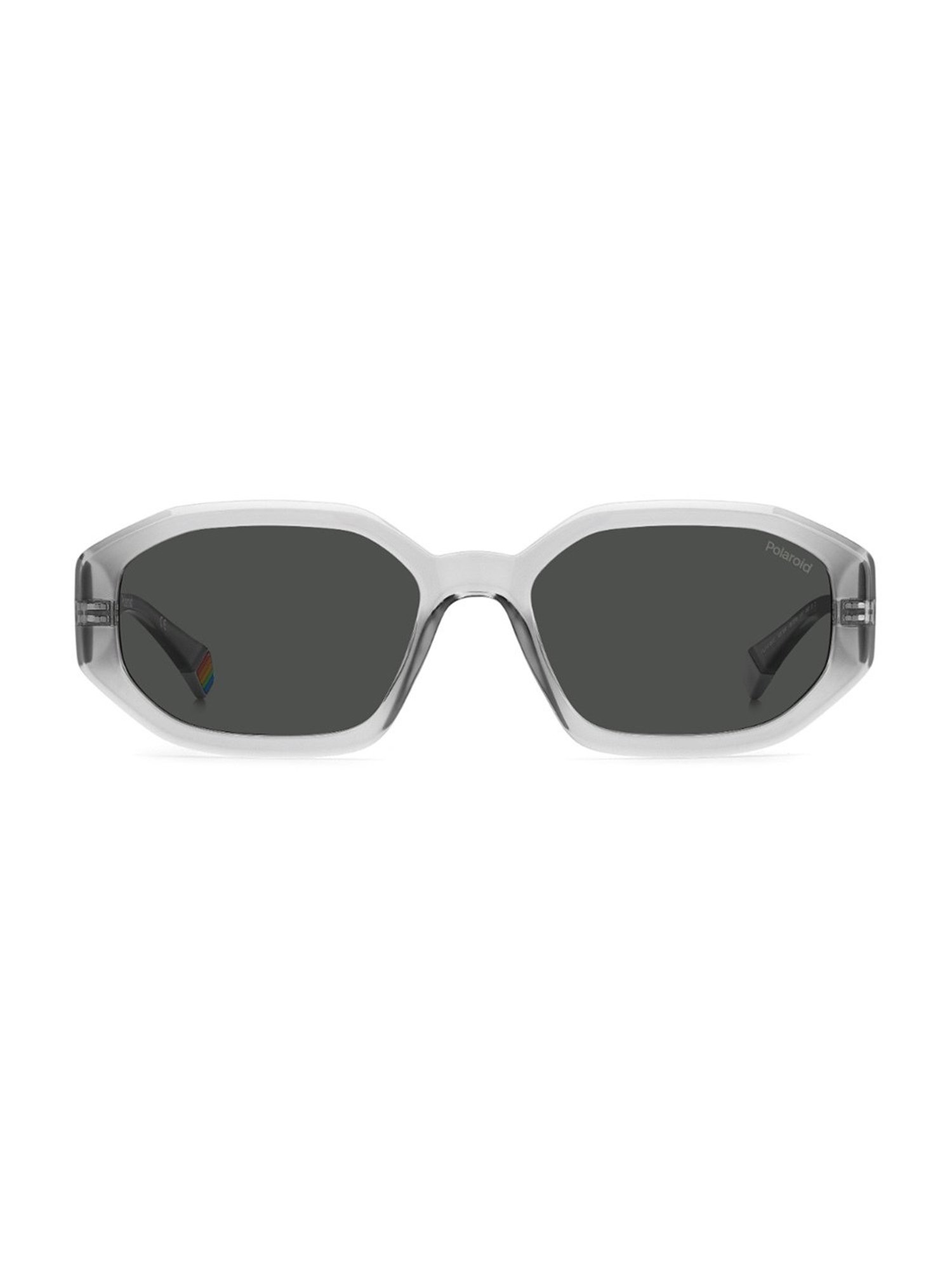 Polaroid Grey Hexaround Sunglasses for Women