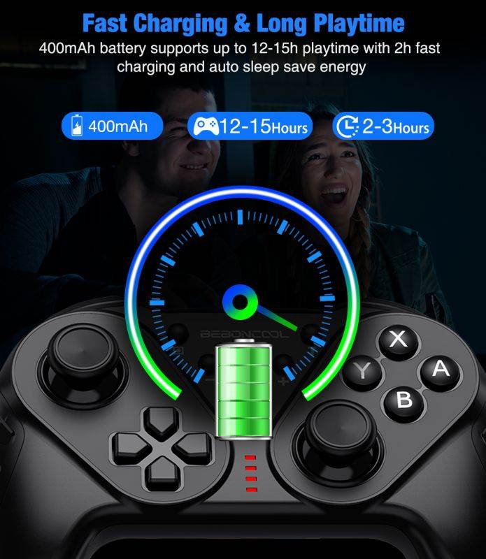 Wireless Pro Controller for Switch Controllers,Pro Controller Compatible with Switch/Switch Lite, Remote Control for Switch Controller Wireless with Turbo/Wake Up Console/Vibration-Black