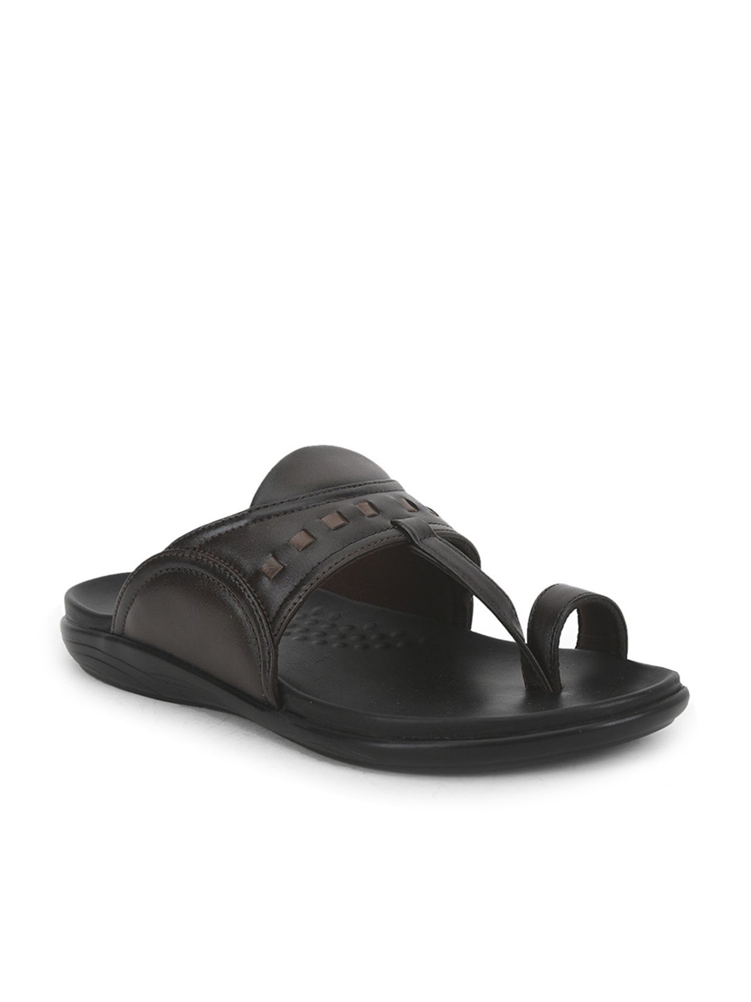 Coolers By Liberty Men's Brown Toe Ring Sandals