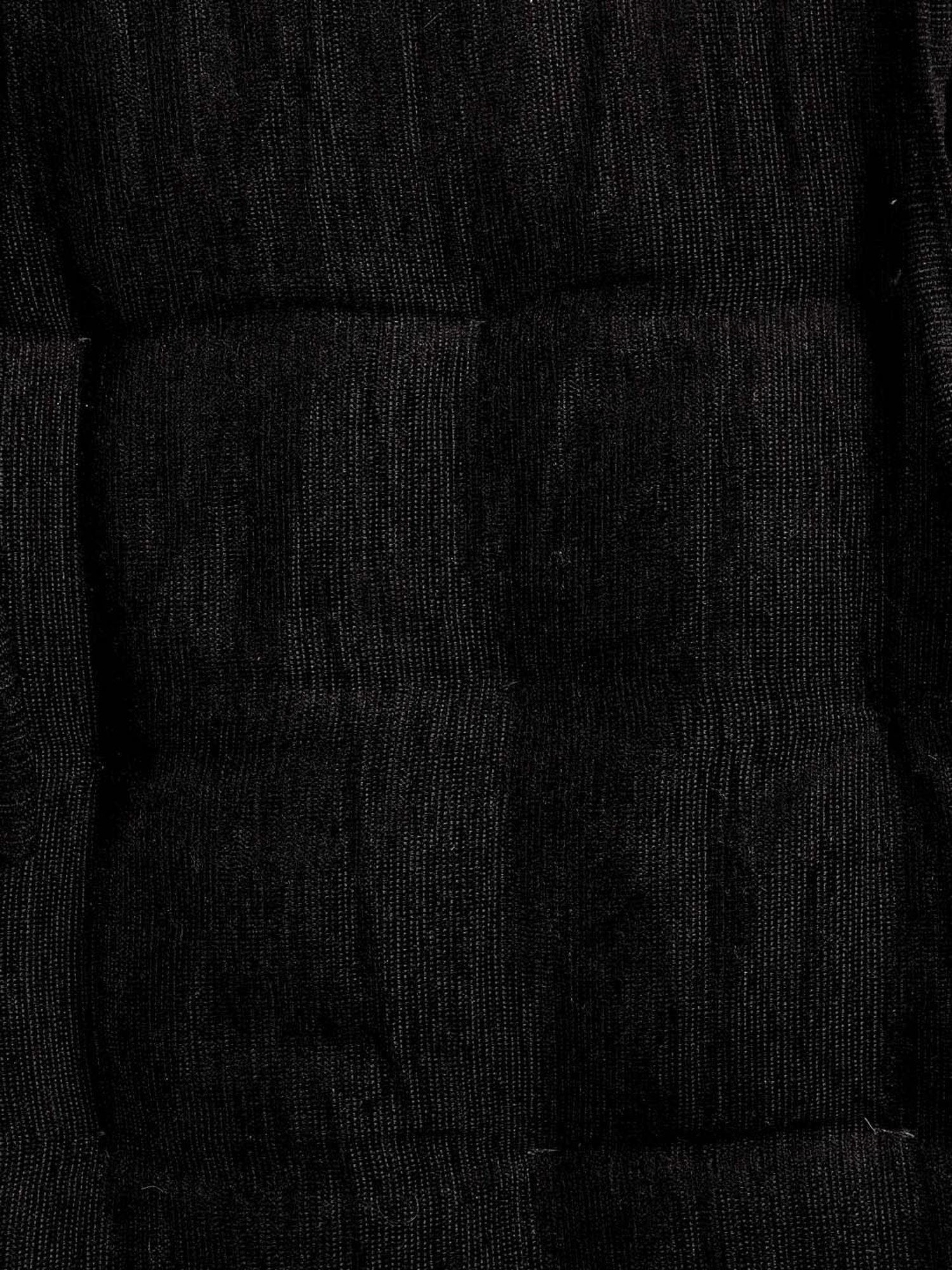 Klotthe Black Cotton Chair Pads - Set of 6