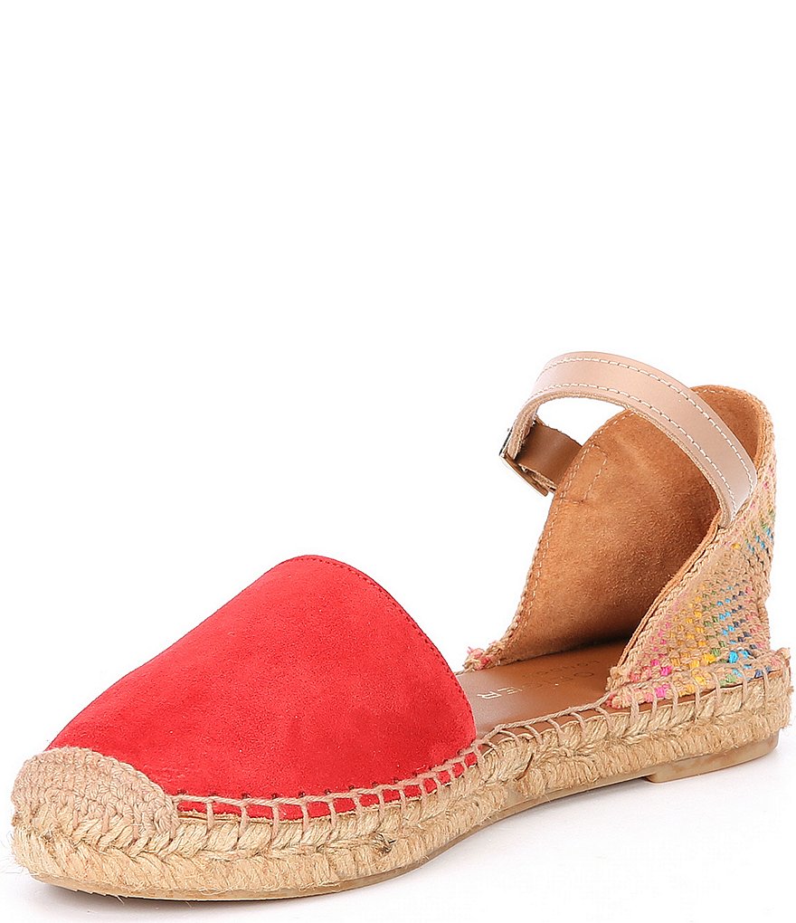 Kurt Geiger London Manty Suede Rainbow Detail Espadrilles