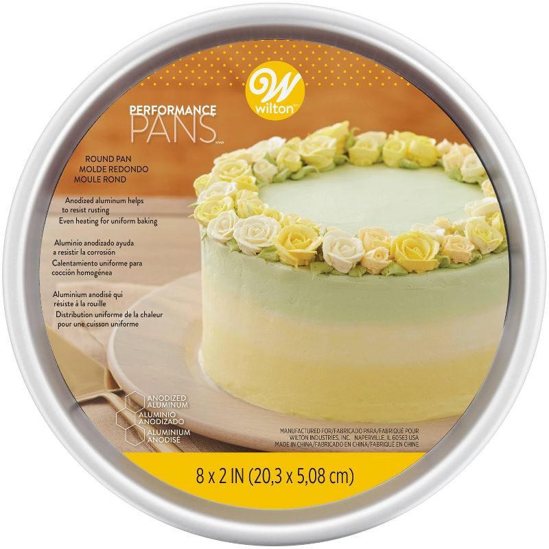Wilton 8" Performance Pans Aluminum Round Cake Pan