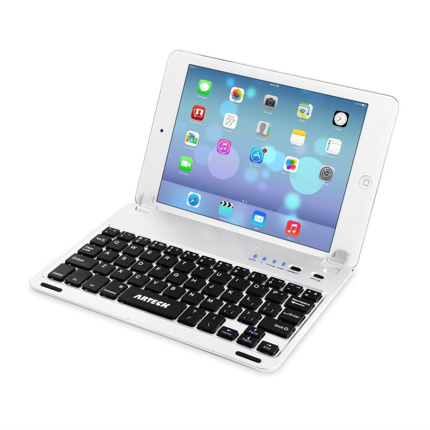iPad Mini 4 Keyboard, Arteck Ultra-Thin Apple iPad Mini Bluetooth Keyboard Folio Stand Groove for Apple iPad Mini 4 with 130 Degree Swivel Rotating