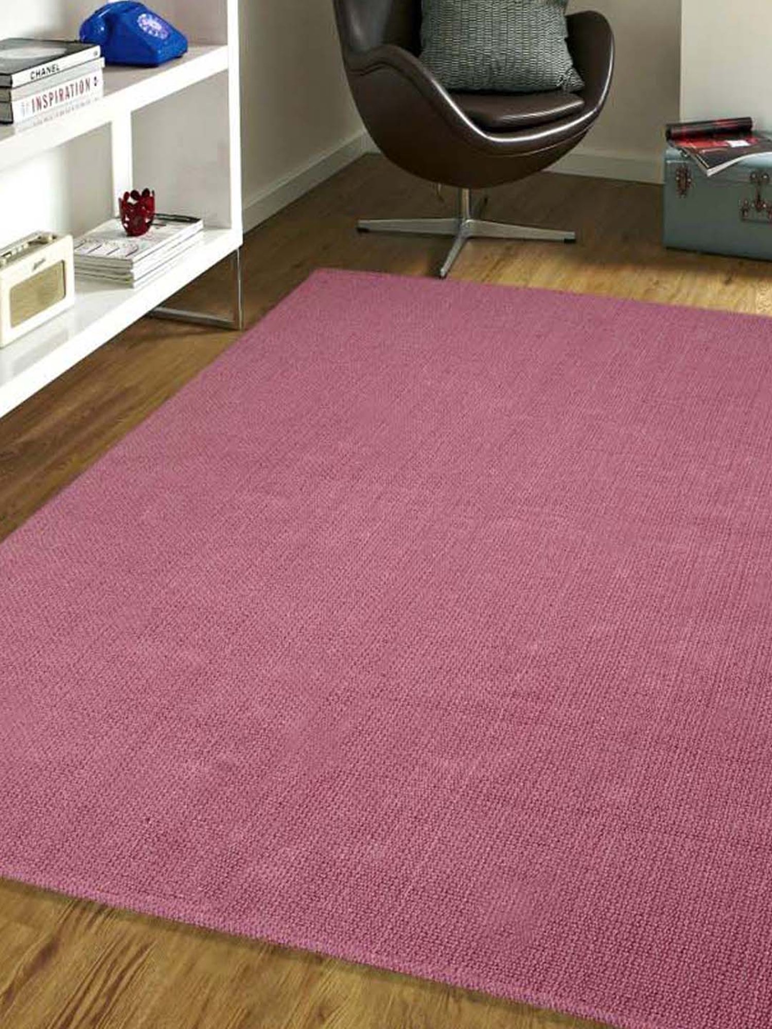 Saral Home Purple Handloom Rug - Set of 1