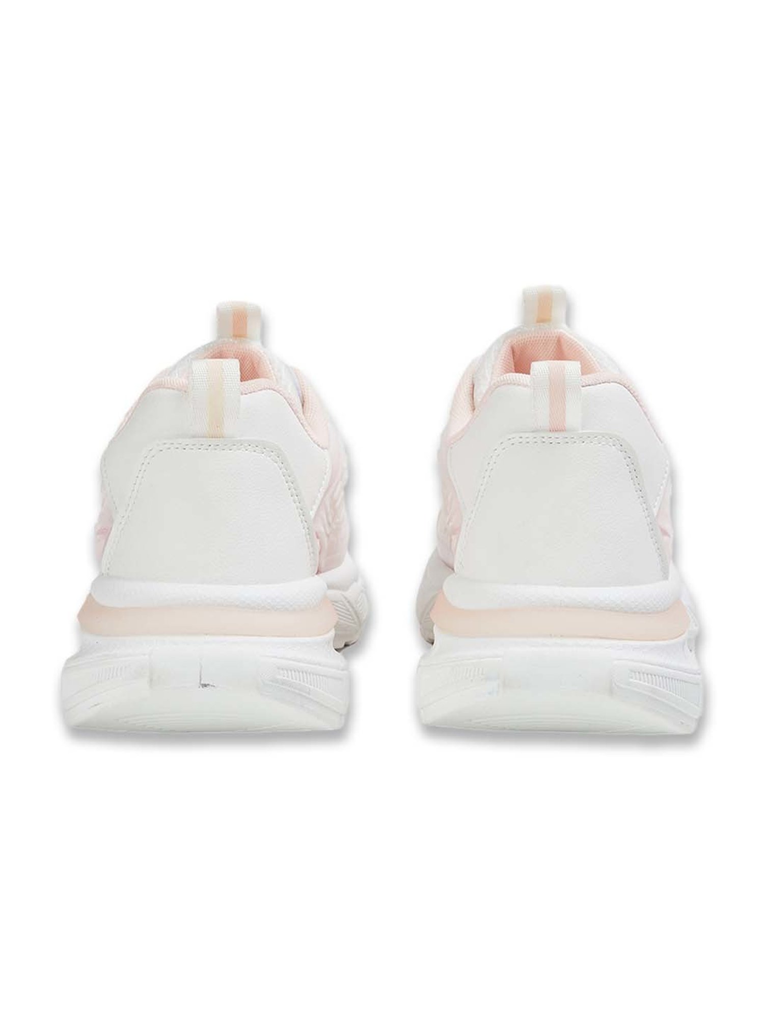 Ginger by Lifestyle Women's White & Pink Running Shoes