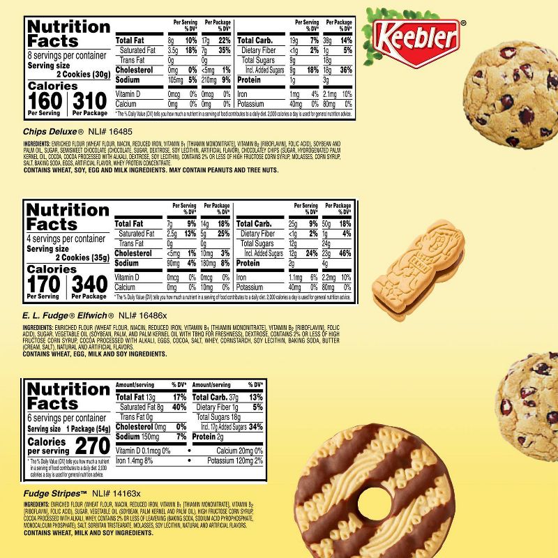 Keebler Cookies Variety Pack - 24.8oz