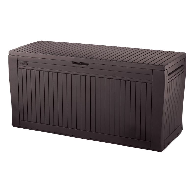 71gal Comfy Outdoor Storage Deck Box Brown - Keter