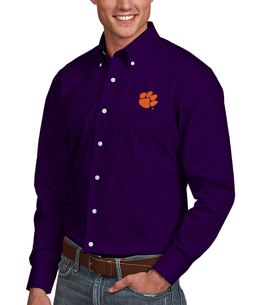 Antigua NCAA Dynasty Long-Sleeve Woven Shirt
