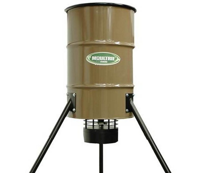 Moultrie Pro Magnum 6V Programmable Metal Game Deer Feeder Kit w/ Varmint Guard