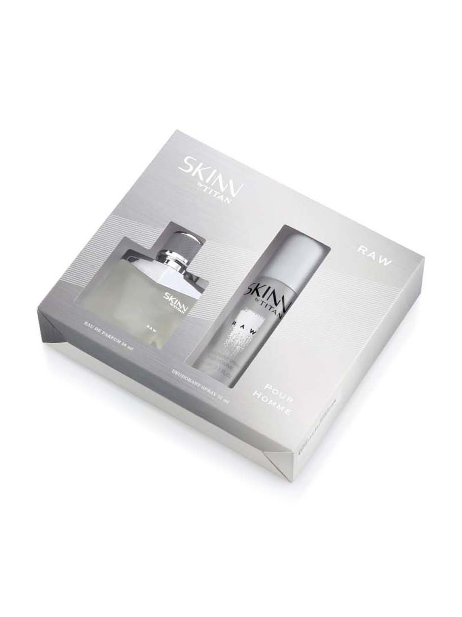 Skinn By Titan Raw Coffret Perfume & Deodorant Gift Set
