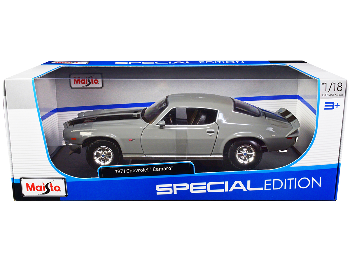 1969 Chevrolet Camaro Z/28 Carolina Blue with White Stripes Limited Edition to 420 pieces Worldwide 1/18 Diecast Model Car by ACME