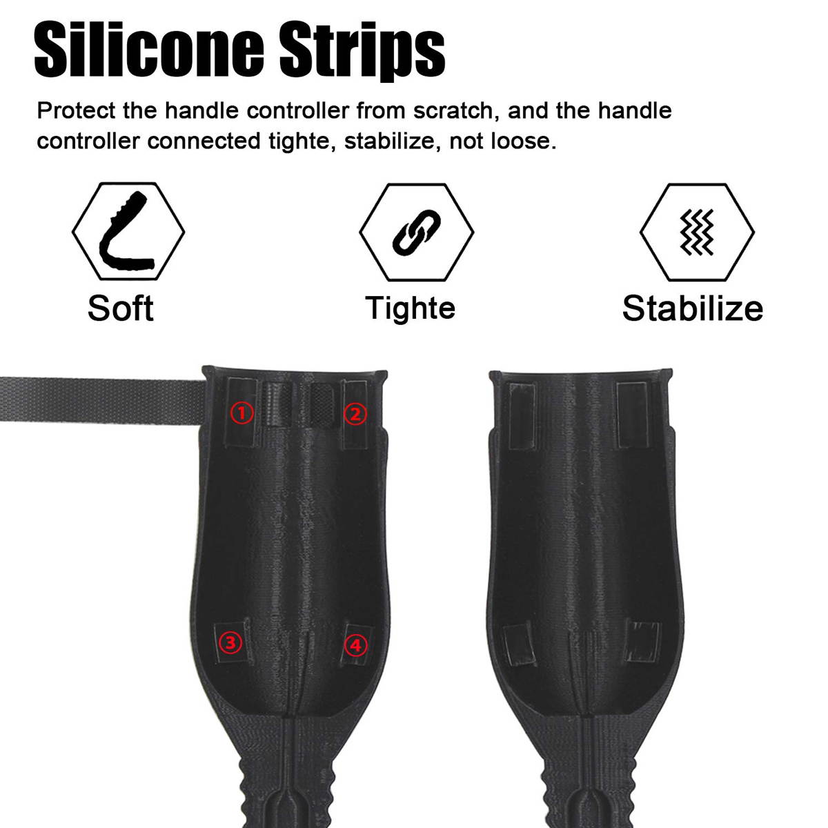 Handles Gamepad Stick for PlayStation VR Controllers Playing Beat Saber Game, VR41