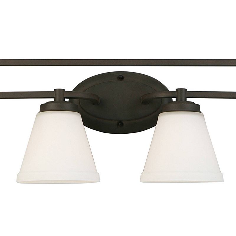 Mayview 4 Vanity Light Bronze/White - EGLO