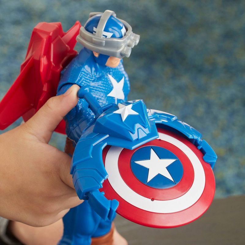 Marvel Avengers Titan Hero Series Blast Gear Captain America