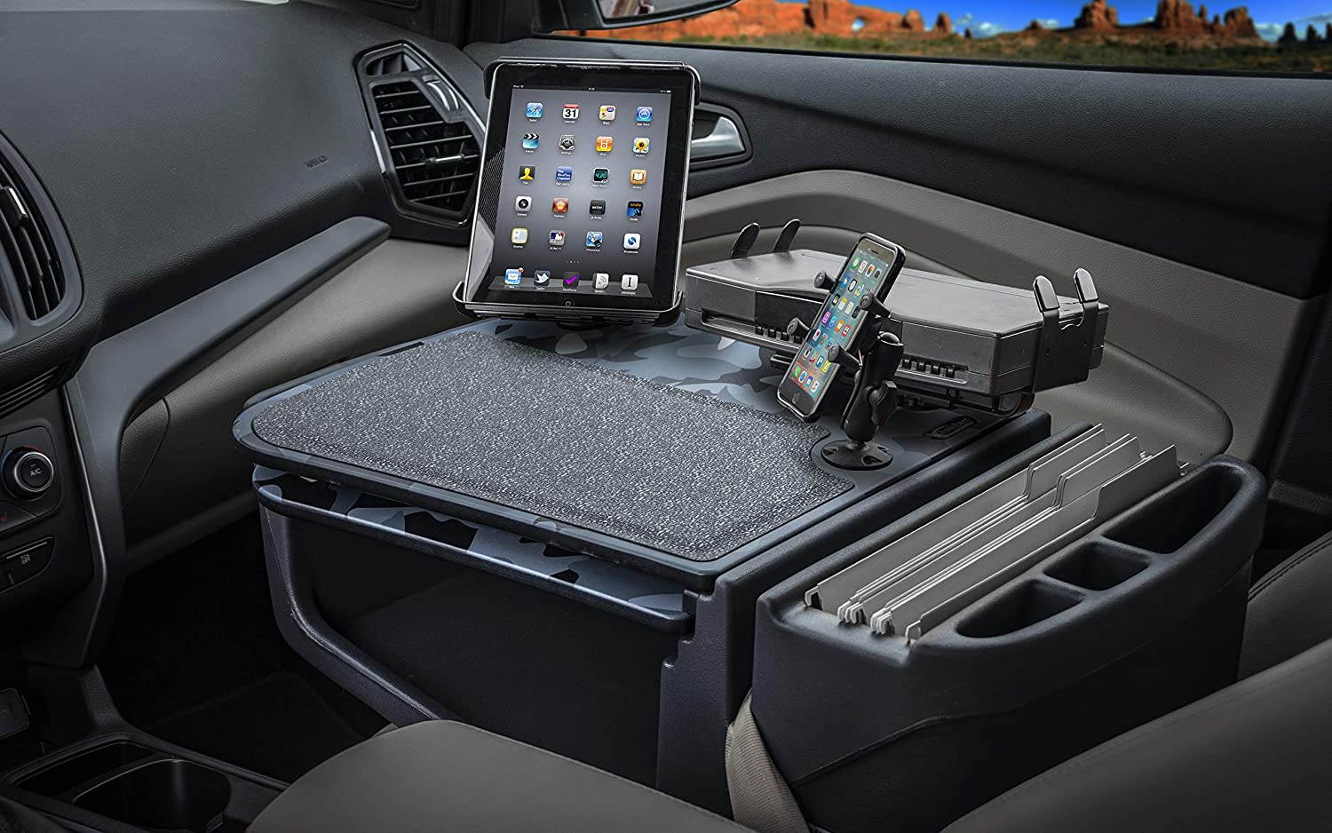 GripMaster Urban Camouflage with X-Grip Phone Mount, Printer Stand and Tablet Mount