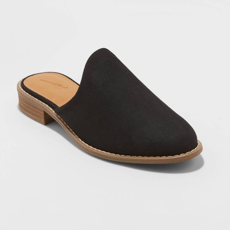 Women's Maura Microsuede Mules - Universal Thread™ Black 5