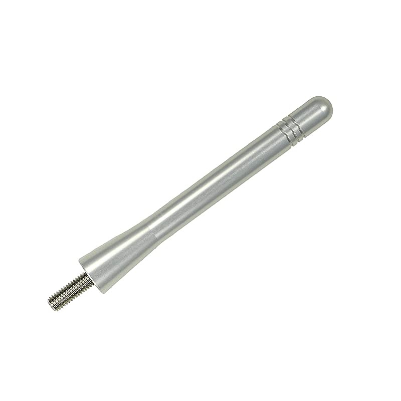 Made In USA 4 Inch Silver Aluminum Antenna is Compatible with Nissan Titan 20192021