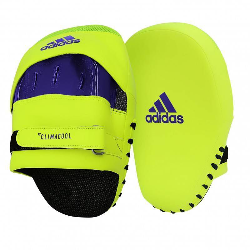 Adidas Speed Focus Coaching Mitts - Yellow/Blue
