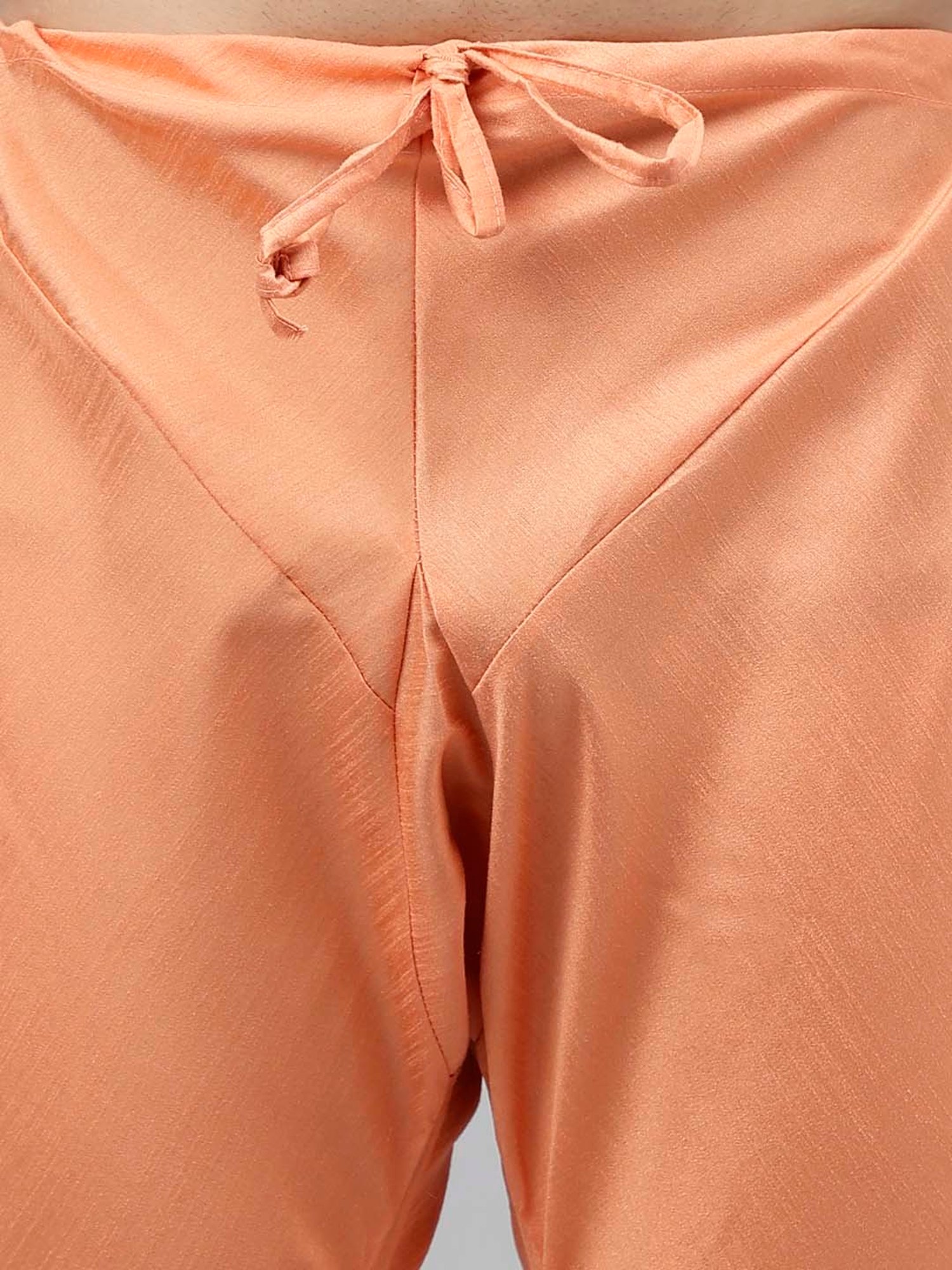 Hangup Peach Regular Fit Kurta & Churidar Set