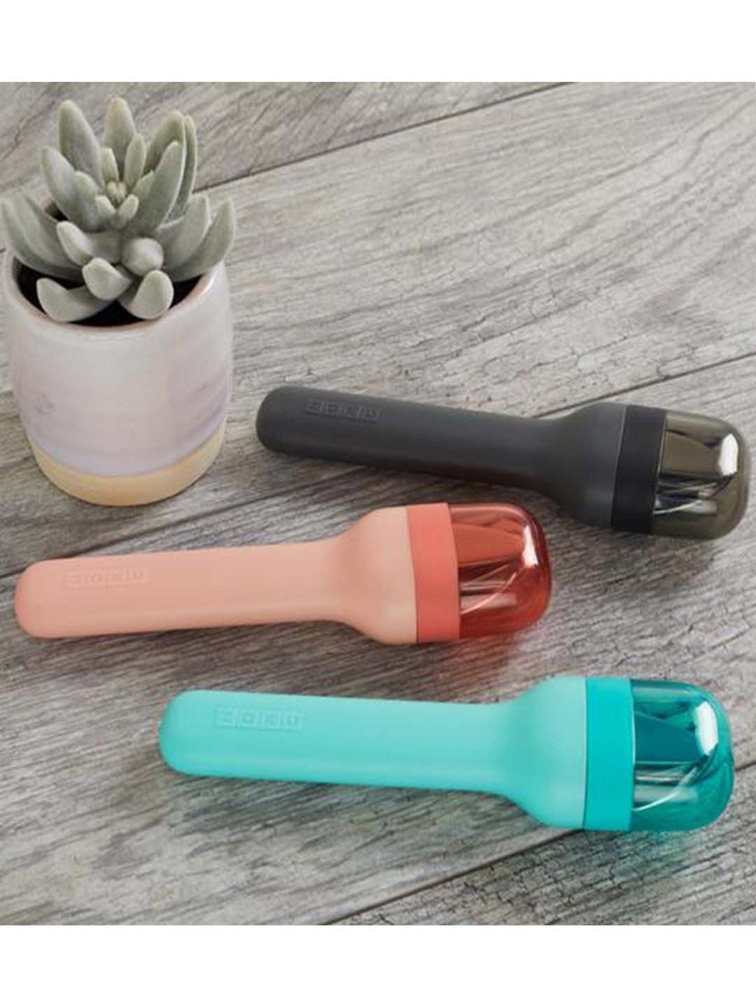 Zoku Grey Stainless Steel Pocket Utensils - Set of 3