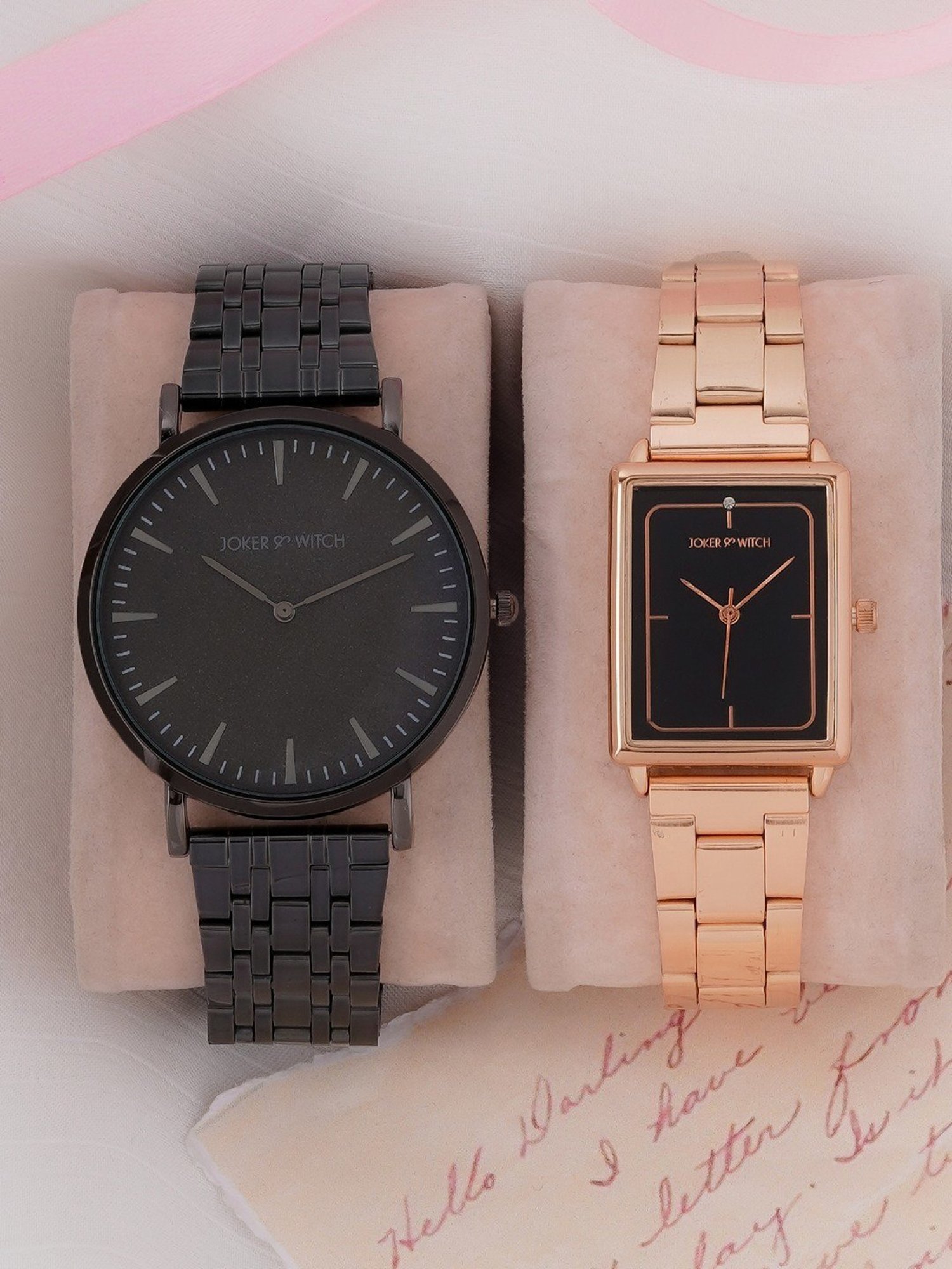 Joker & WItch JWCW280 Analog Couple Watch