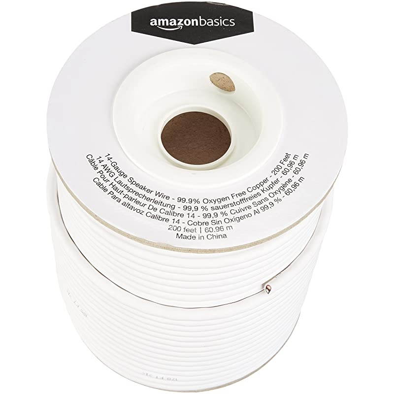 14Gauge Audio Speaker Wire Cable 999 OxygenFree Copper 200 Feet