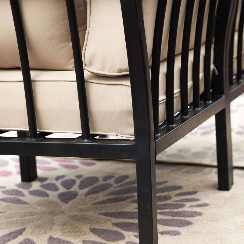 Corner Armless Patio Loveseat - Patio Festival