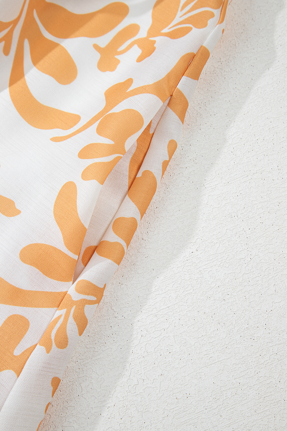 Black Leopard Patchwork Split Neck Ruffle Plus Size Dress