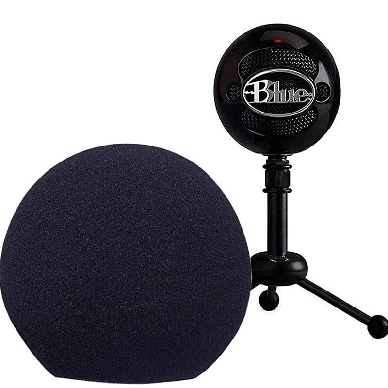 Microphone Cover Foam Microphone Windscreen Wind Cover for Blue Snowball,Black&hellip;