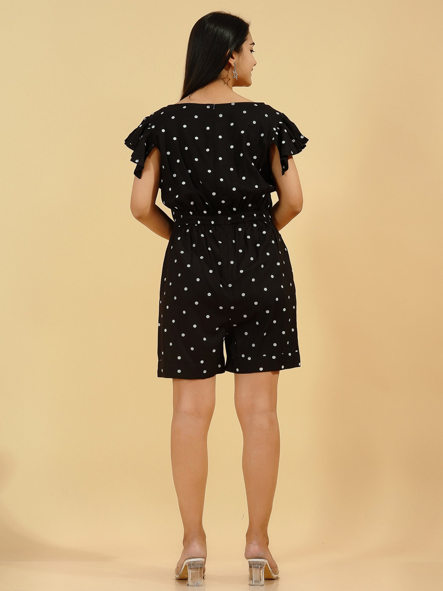 Kipek Black Polka Dots Jumpsuit