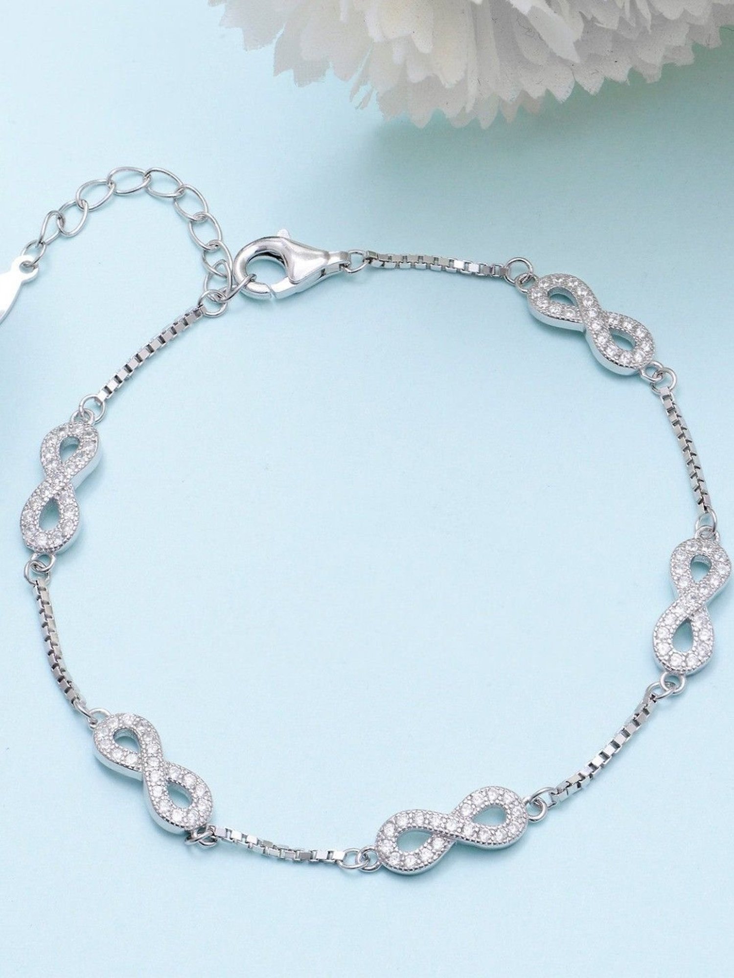 Zavya 92.5 Sterling Silver Bracelet for Women