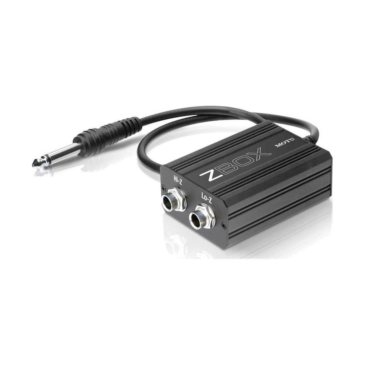 MOTU Zbox Guitar Impedence Adapter