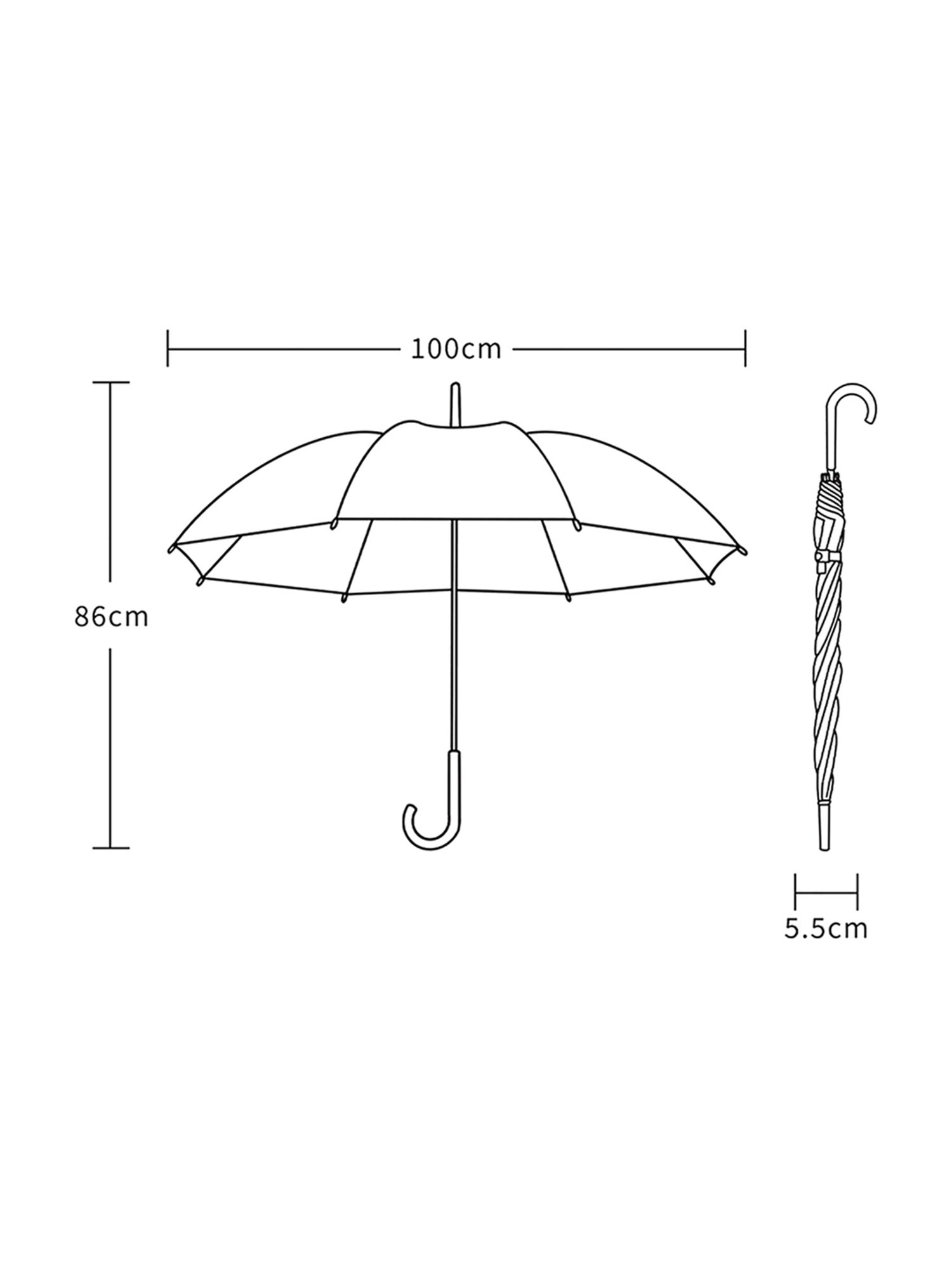 Little Surprise Box LLP Multicolor Polyester Kids Umbrella