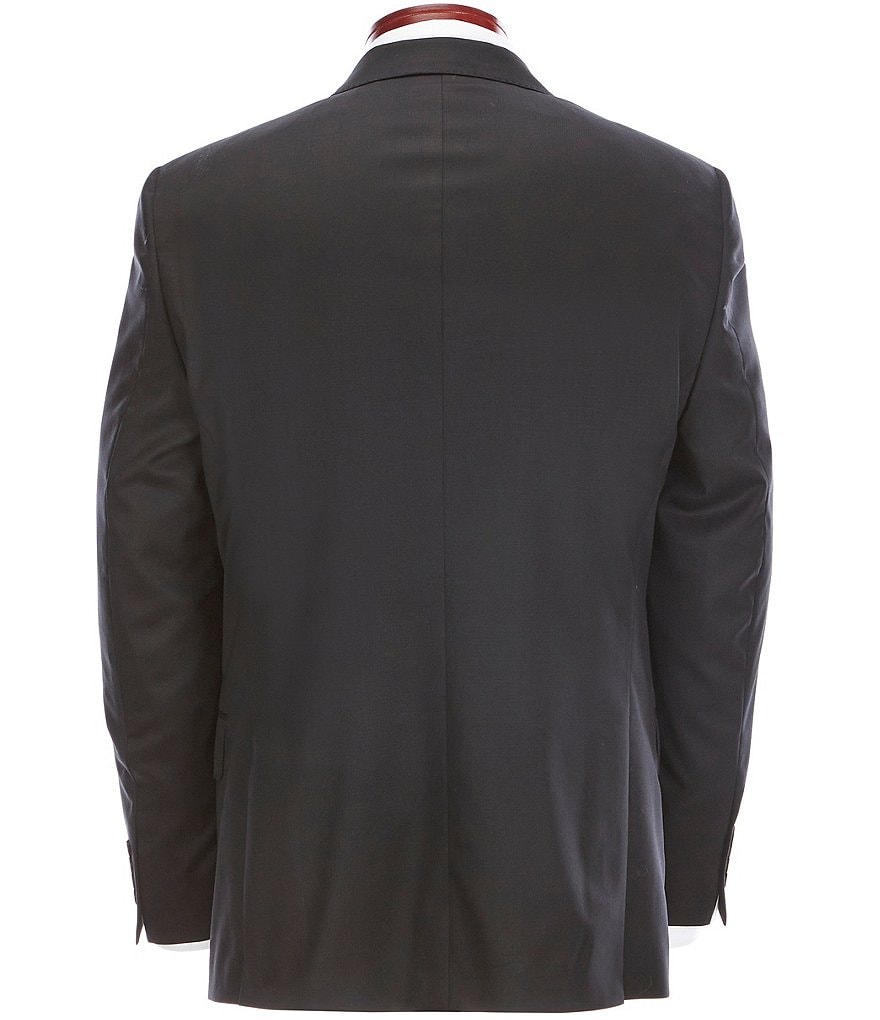 Hart Schaffner Marx Modern Fit Flat-Front Solid Suit