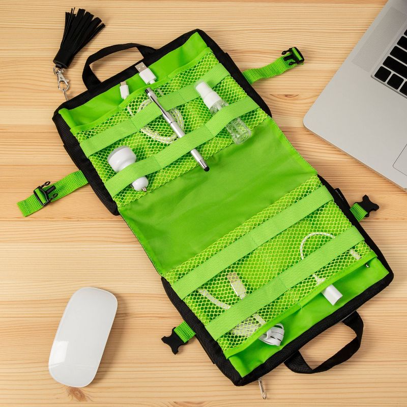 Honey-Can-Do Bag Insert Tech Storage Cart Yellow