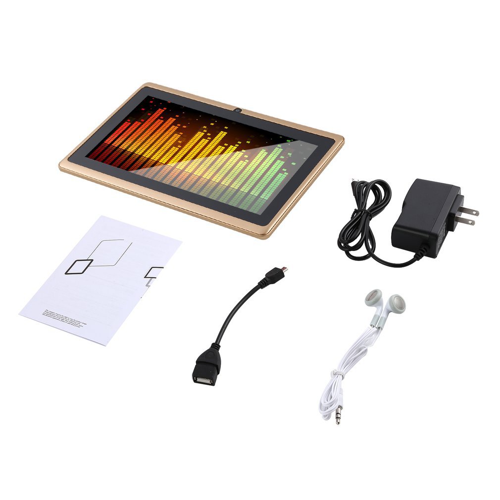 Mini Tablet 7 Inch 8GB WIFI 1.3GHz 7 Inch 5-7 hours Tablet Blue TABLET-QT-7-U