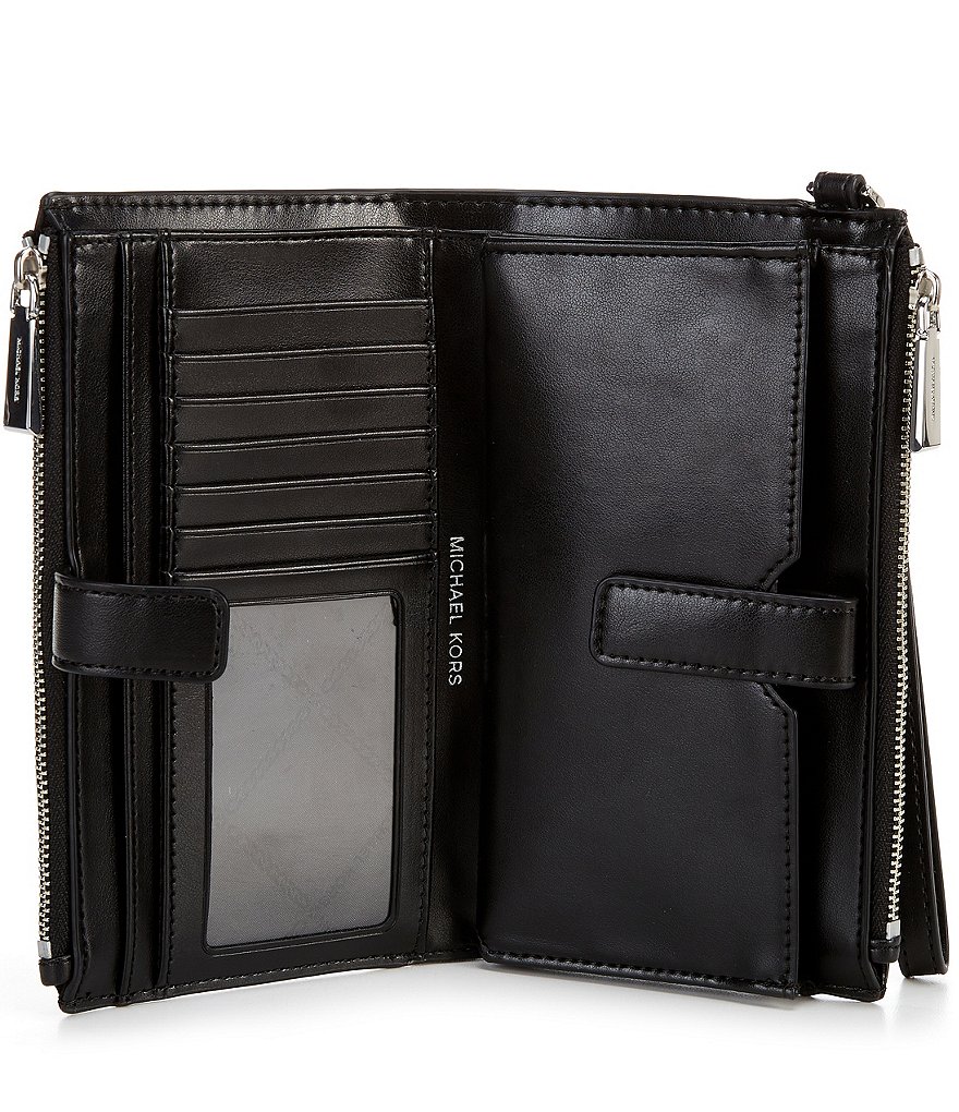 HOBO Link Leather Zip Wristlet