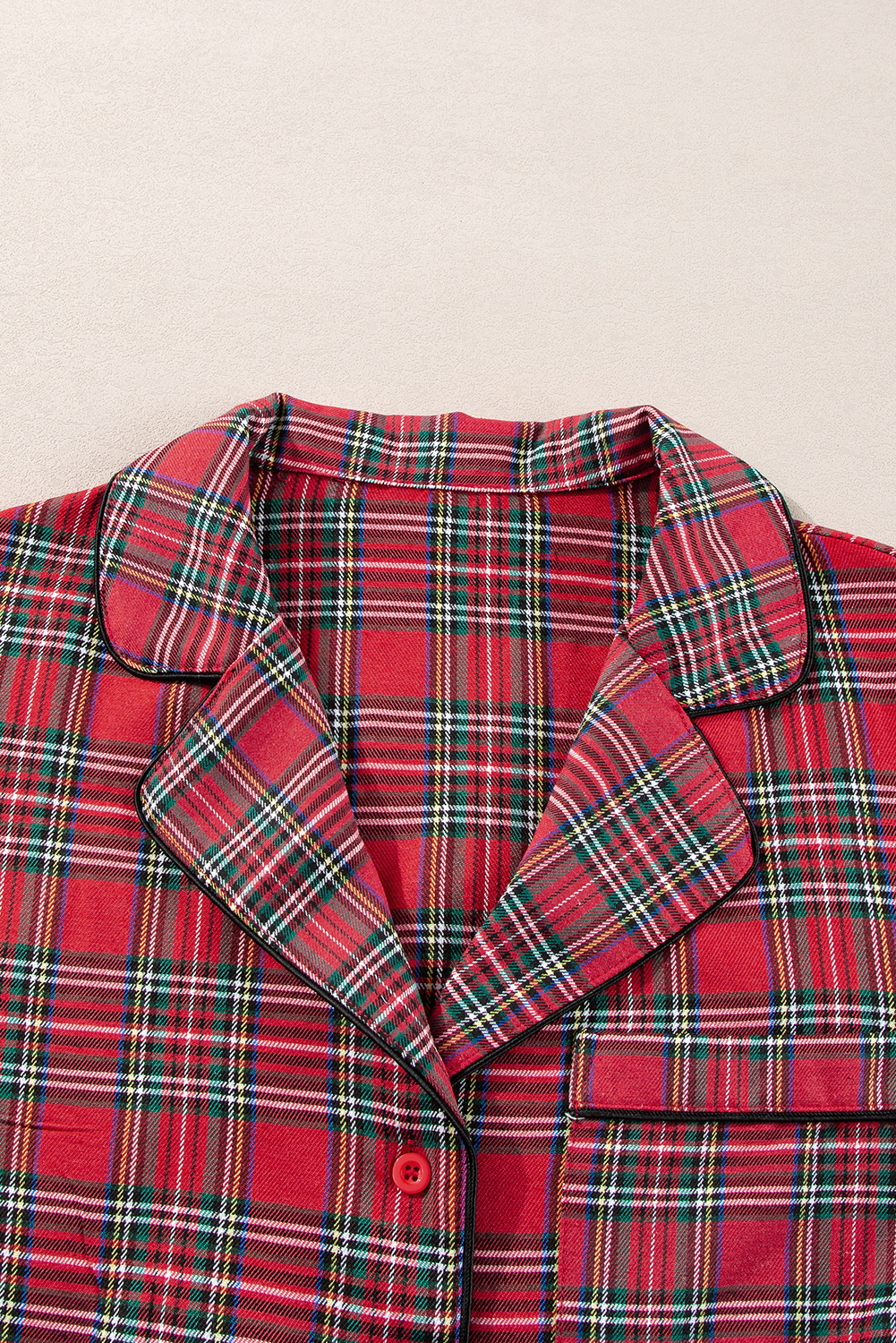 Rose Red Solid Waffle Knit Plus Size Two Piece Shorts Set