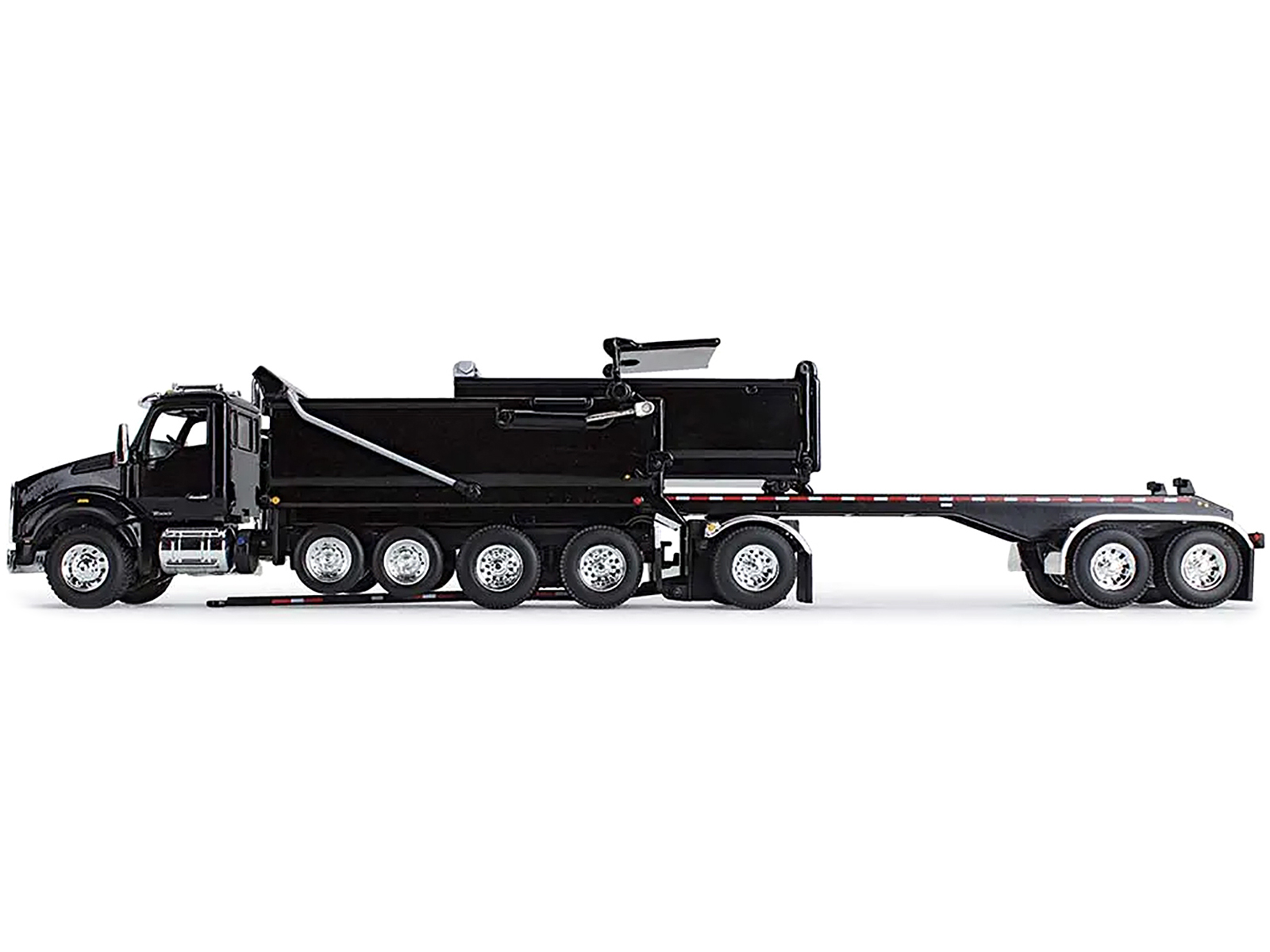 Kenworth W900 Truck Tractor Black 1/32 Diecast Model by New Ray
