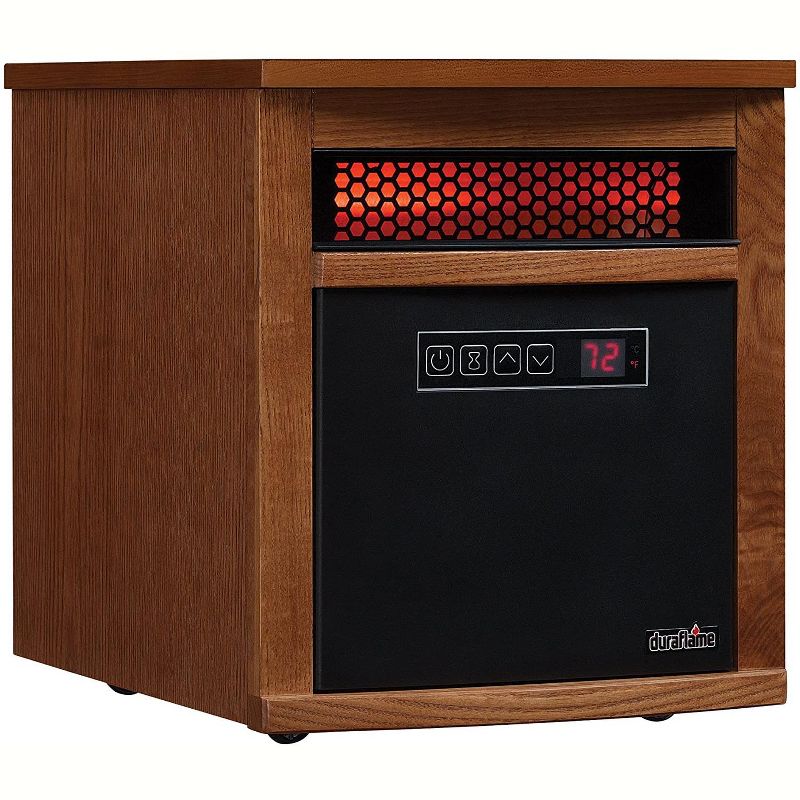 Duraflame Dixie 1,000 Sq. Ft. Portable Infrared Heater in Oak- 9HM8101-O142