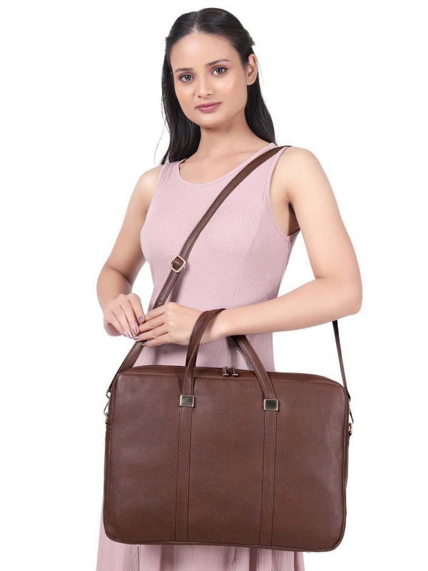 Toteteca Brown Medium Messenger Bag