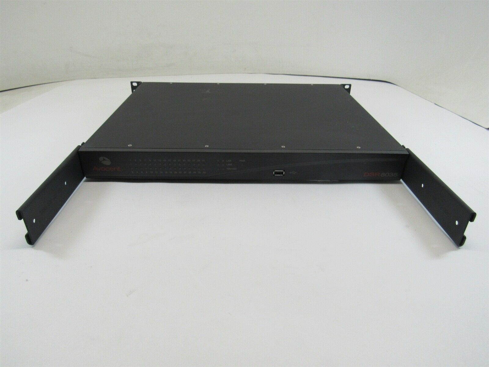 Avocent DSR8035 32-Port IP KVM Switch, 8 Digital path, VGA USB PS/2 2GbE