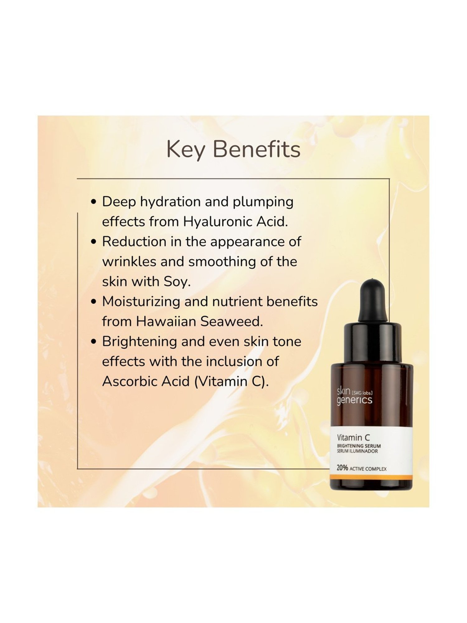 Skin Generics Vitamin C Brightening Serum - 30 ml