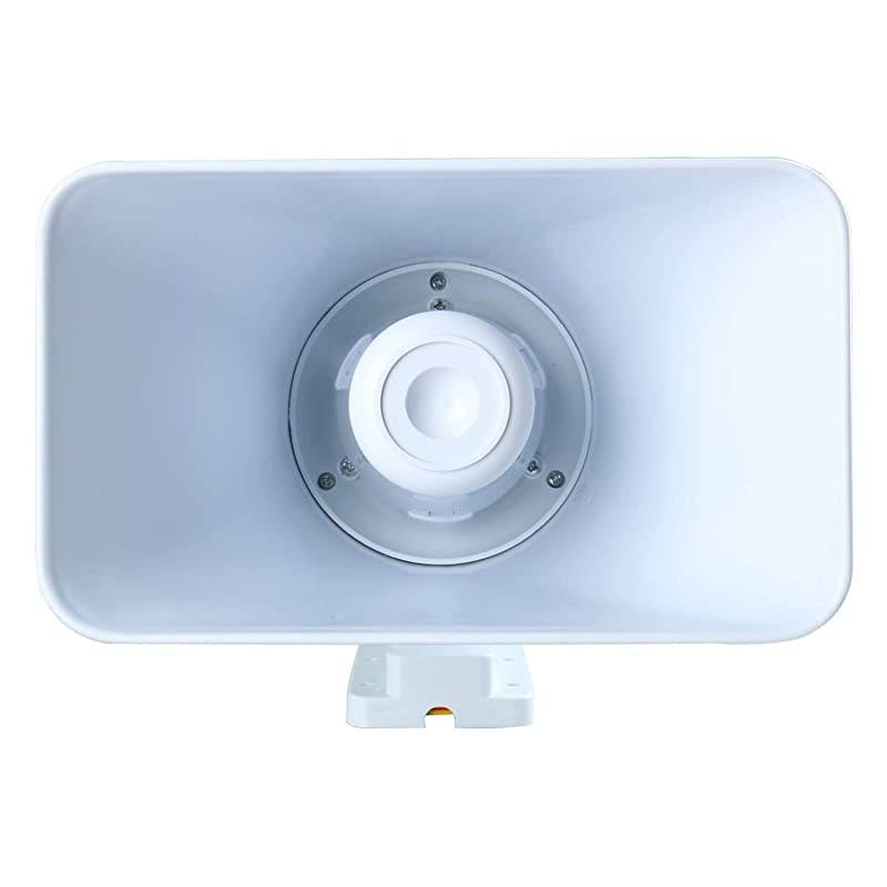 30 Watt Siren Dual Tone IndoorOutdoor SelfContained Electric Security Siren SD30W 612VDC 11Ah 120db 8 X 55 X 9 Inch