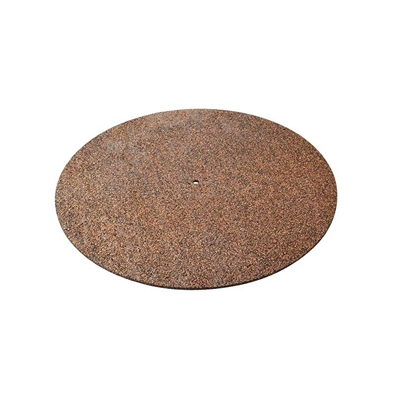 Hi-Fi Cork & Rubber Record Mat - 3mm thick for Universal to All LP(Brown)