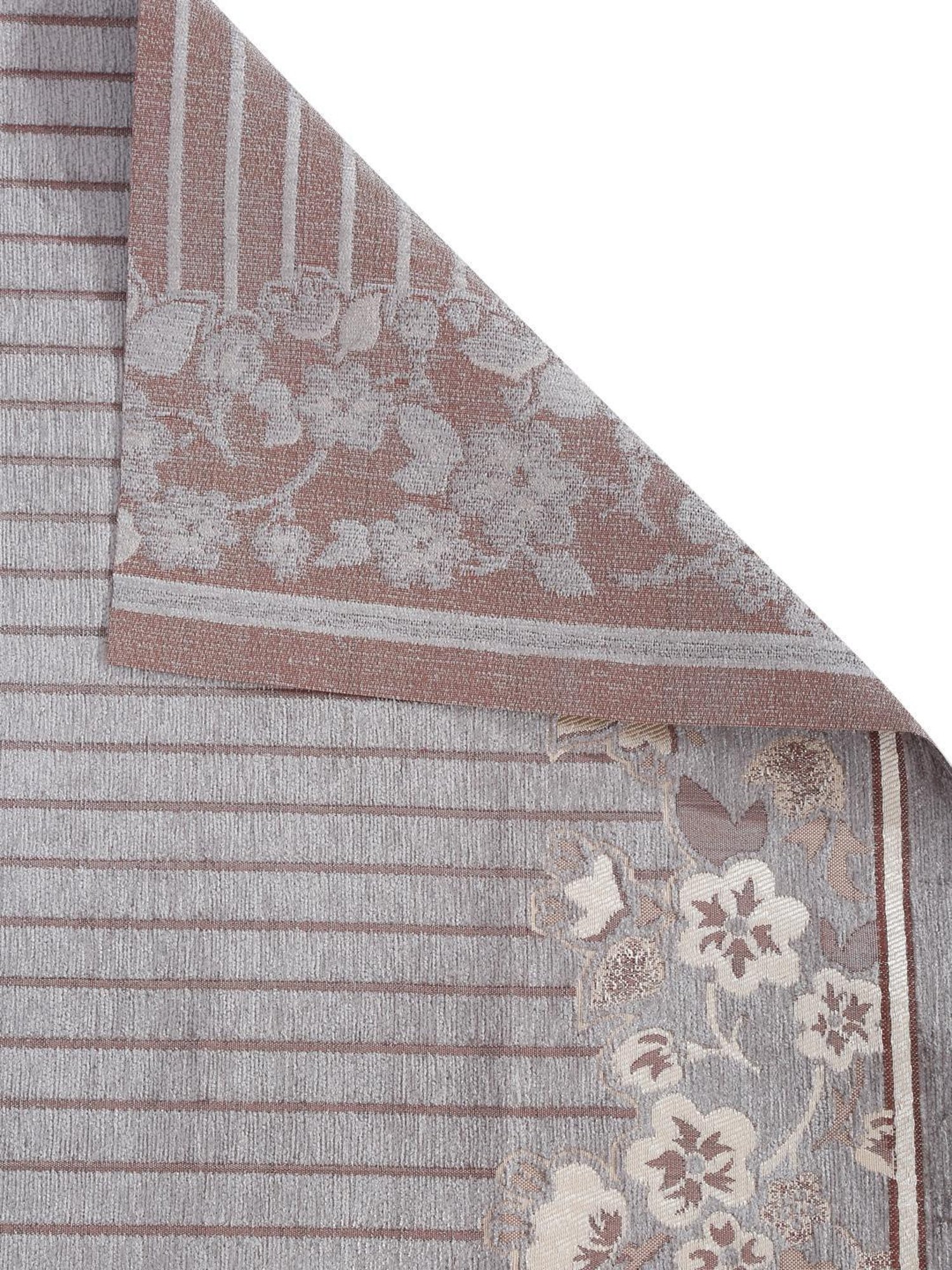 HOSTA HOMES Woven Grey 5 Seater Without Arm Rest Sofa Cover