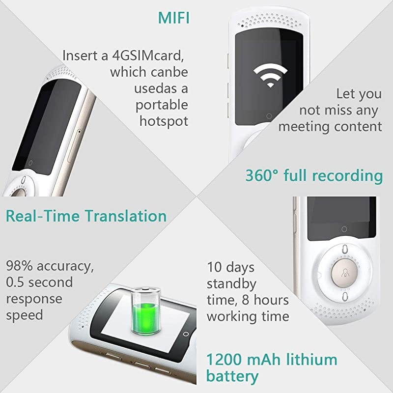 Portable Language Translator Device (white1)