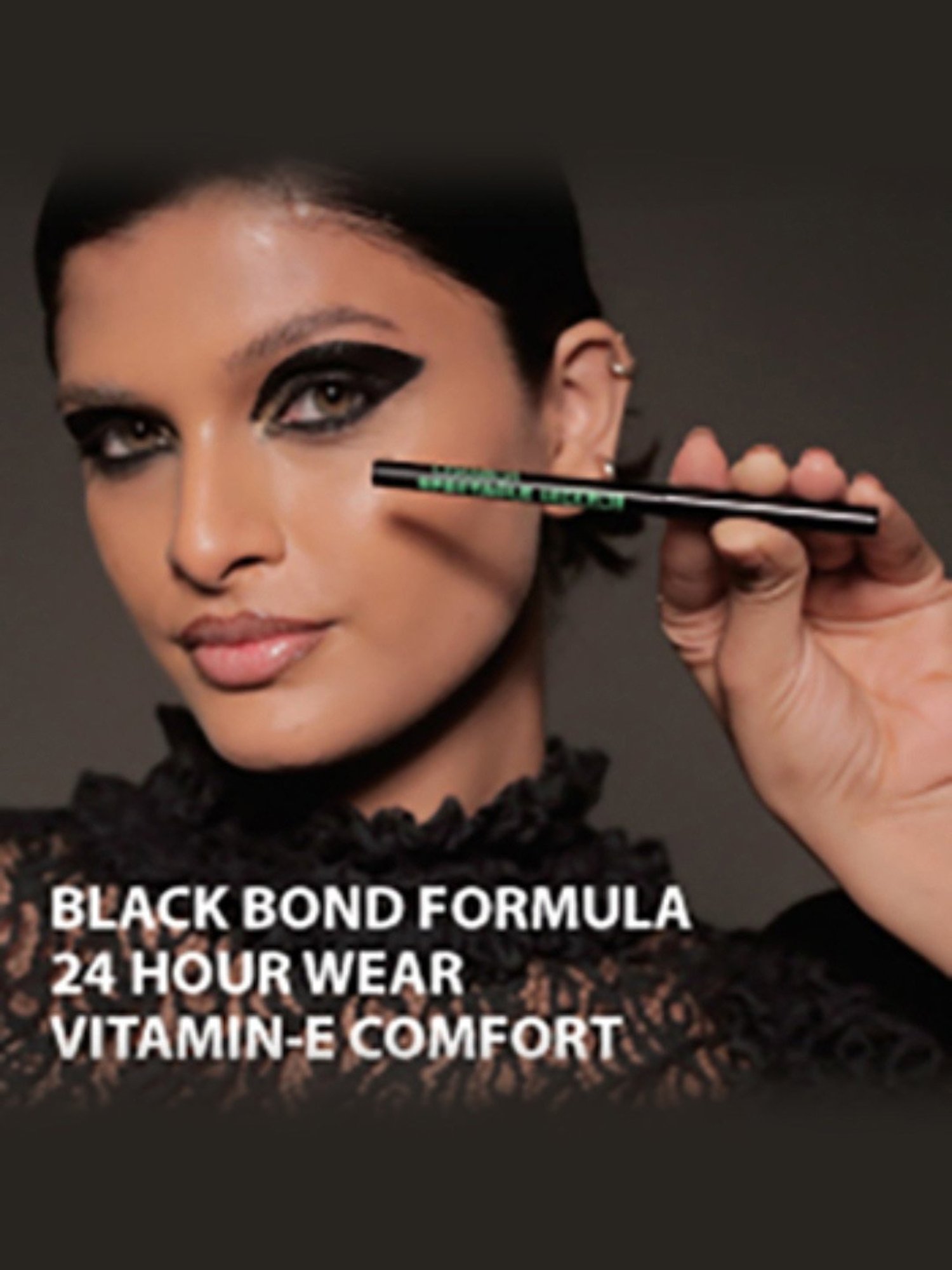 CHAMBOR Spectacle Le Kajal 01 Deep Black - 0.3 gm