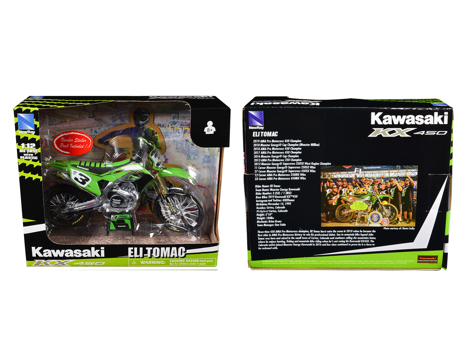 2010 Kawasaki Ninja ZX-10R Green with Plastic Display Stand 1/12 Diecast Motorcycle Model by Maisto